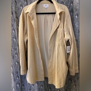 Brass plum 1x Cordaroy "Shacket"